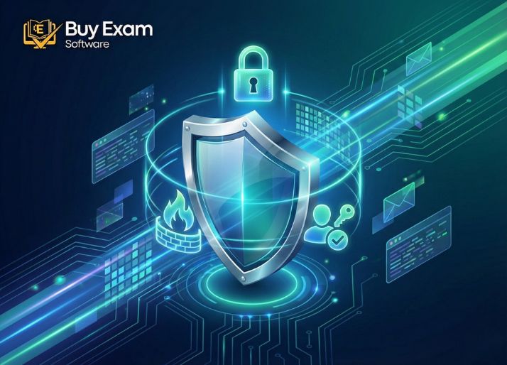 Enterprise Security Features in Online Exam System