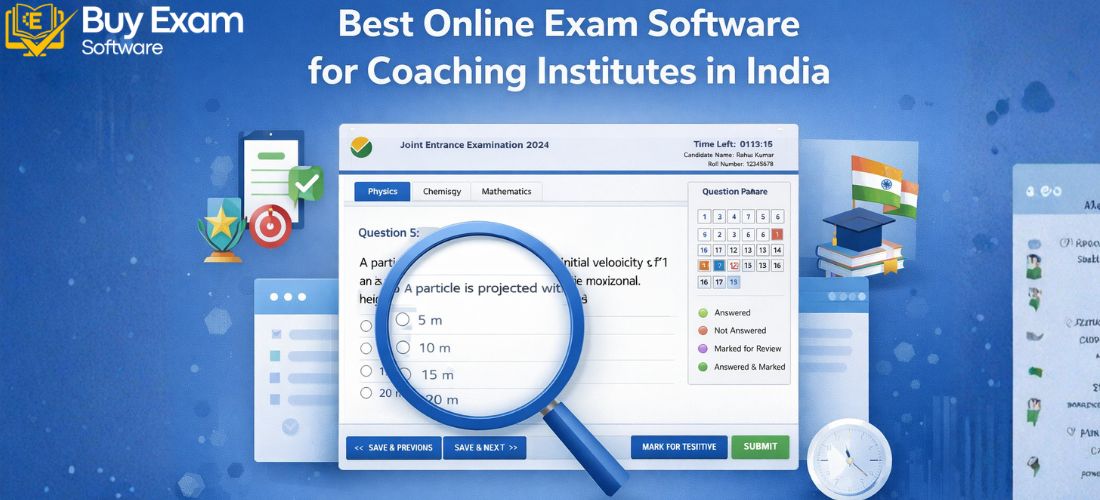 Best Online Exam Software for Coaching Institutes in India