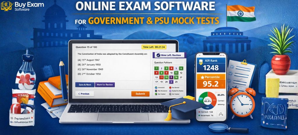 Online Exam Software for Government & PSU Mock Tests