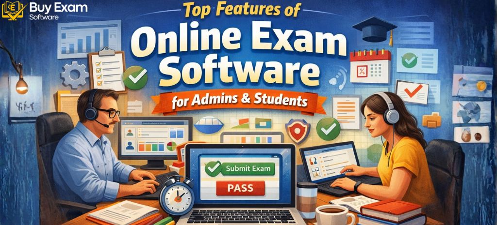 Top Features of Online Exam Software for Admins & Students